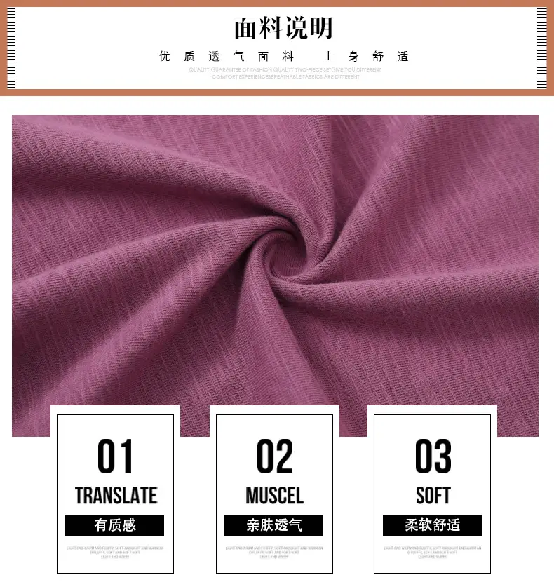 Women Slub Cotton Long Sleeve T-Shirt Grey Spring Autumn — feature 5