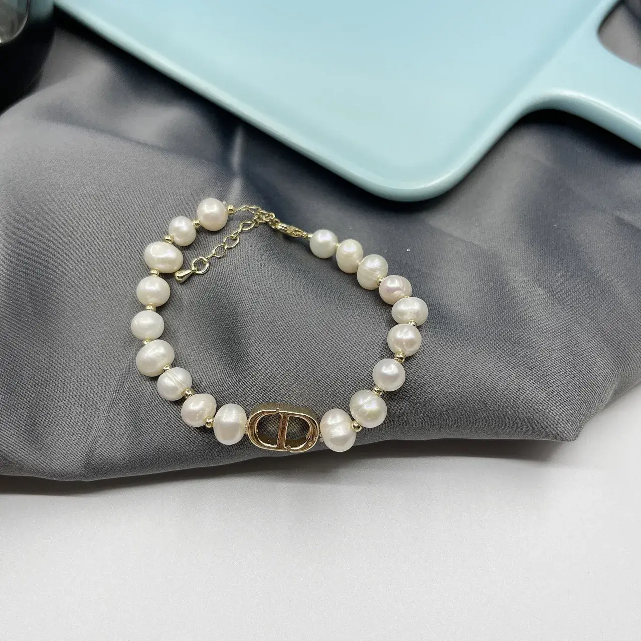 Pearl Pearl Bracelet Vintage Elegant Collar Chain - Image 2