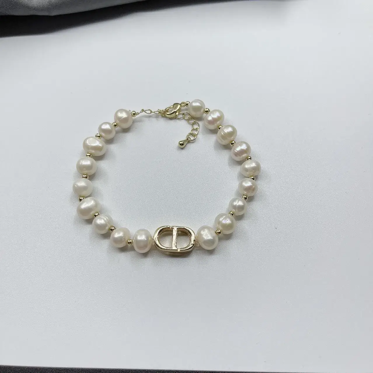 Pearl Pearl Bracelet Vintage Elegant Collar Chain - Image 3