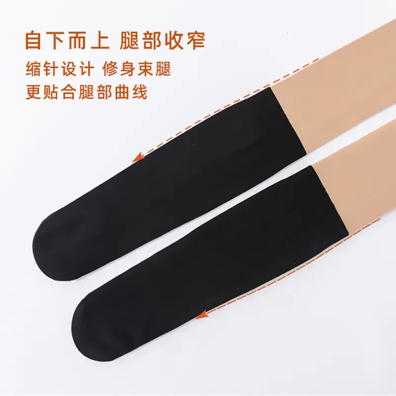 Japanese Fake Knee-High Black Leg Socks 100g - Image 19