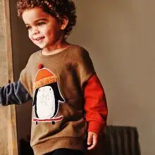 Men's Purple Cotton Sweatshirt with Car Logo — feature 19