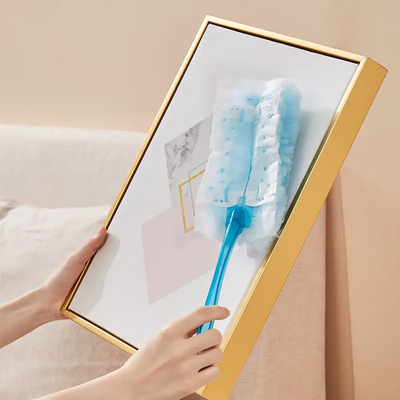 Blue Electrostatic Dust Cleaning Brush