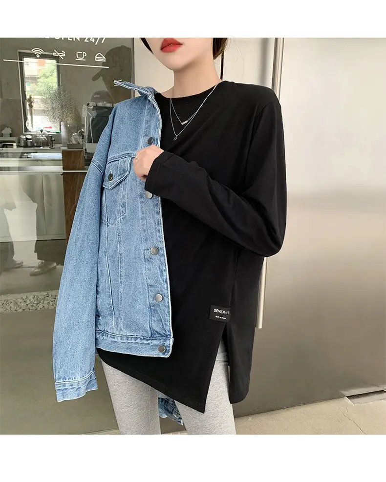 White Long Sleeve T-Shirt for Women Autumn Winter 2025 — feature 12