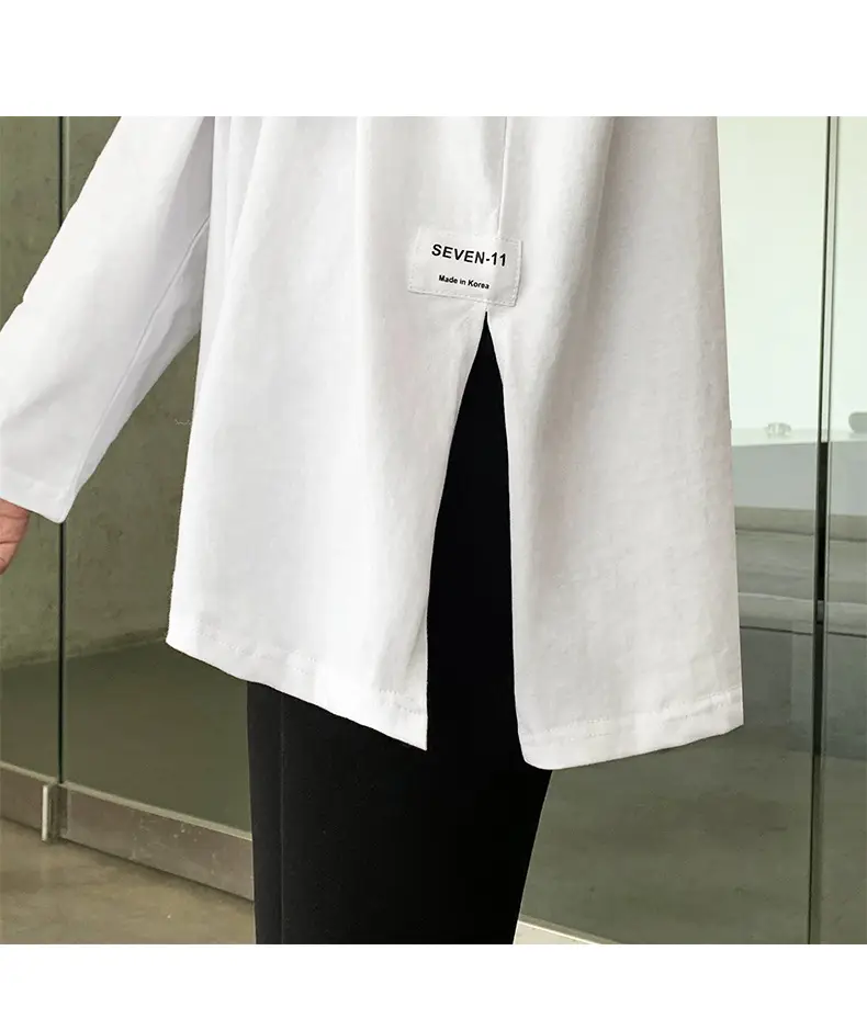 White Long Sleeve T-Shirt for Women Autumn Winter 2025 — feature 5