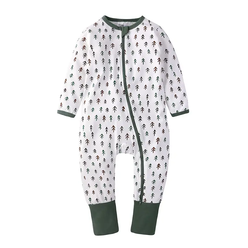 Baby One-Piece Hooded Necklet Set White Black Sheep Print