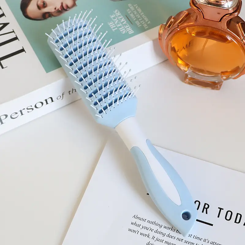 New Massage Hair Brush for Straight, Curly, Negative Ion Salon Use - Image 9