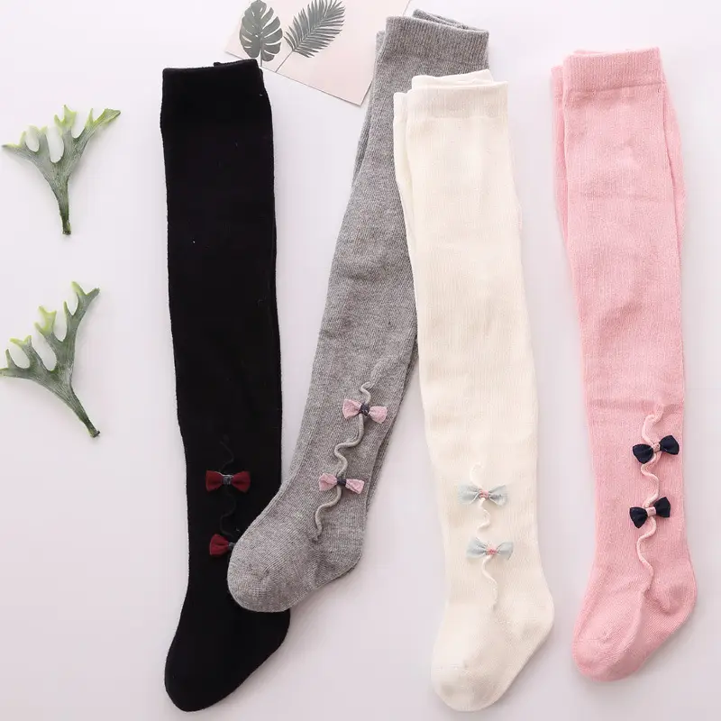 2025 Spring Baby Bow Leggings Combed Cotton Plus Size - Image 7