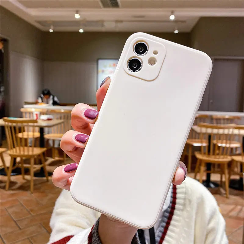 Blue Silicone iPhone Case with 3Pc Camera Cutout - Image 13