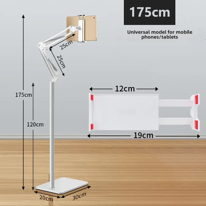 Telescopic Phone Bracket 175cm Adjustable Metal - Image 4