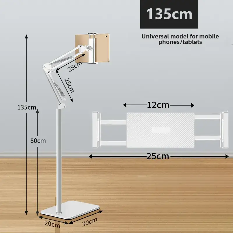Telescopic Phone Bracket 175cm Adjustable Metal - Image 7