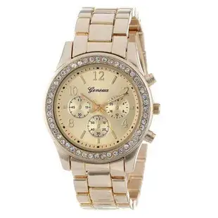 Luxury Rose Gold Women's Quartz Watch with Diamond Dial — feature 32