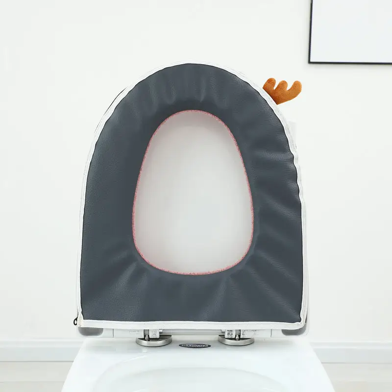 Autumn Winter Lucky Deer Waterproof Toilet Seat Cushion - Image 8