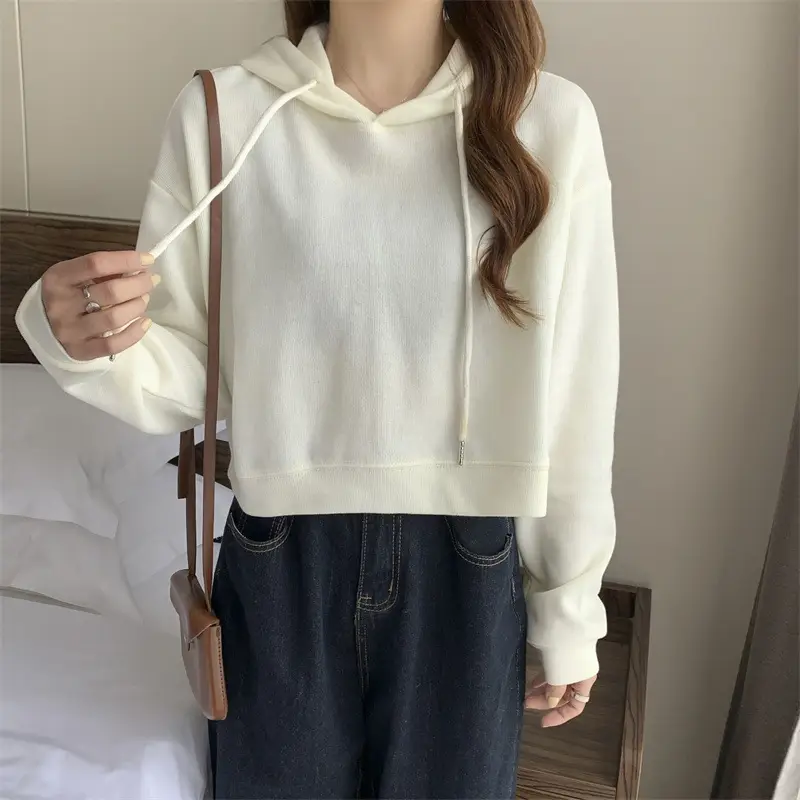 Women Grey Hoodie Sweatshirt Spring Autumn 2022 — feature 14