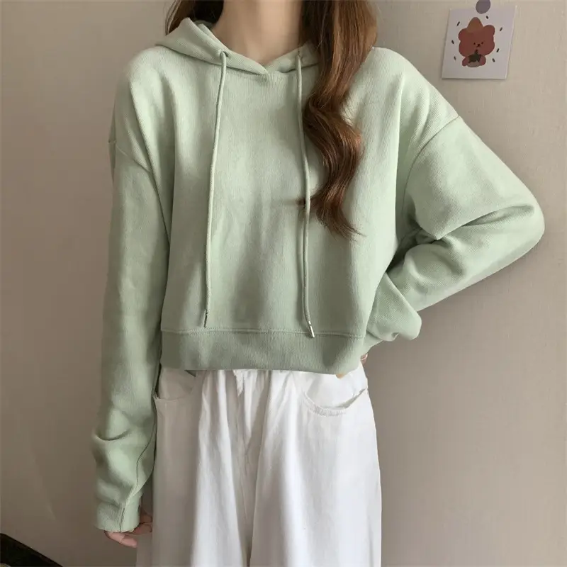 Women Grey Hoodie Sweatshirt Spring Autumn 2022 — feature 54