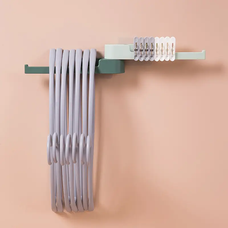 Rotating Wall-Mounted Hanger Storage Rack - Image 5