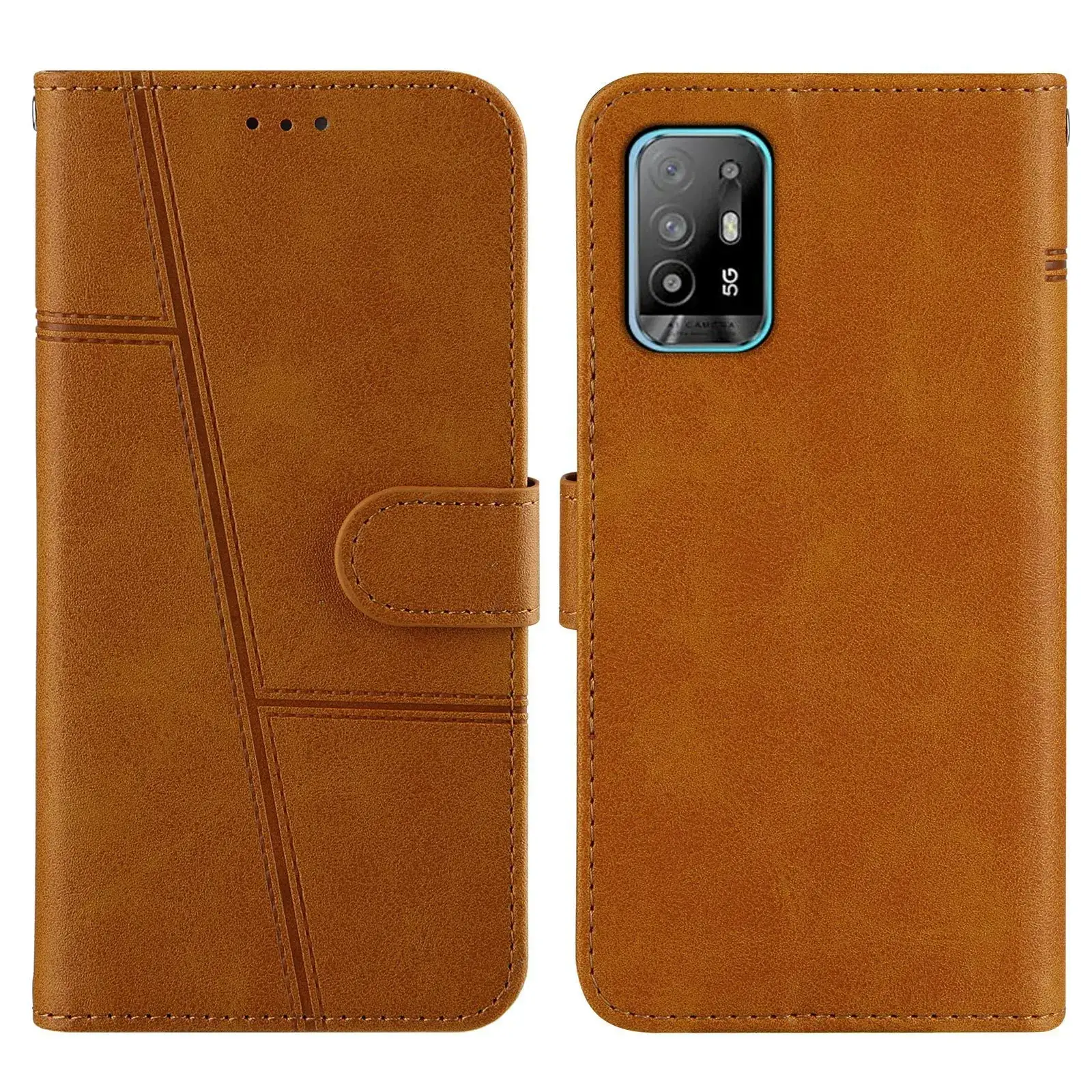 Pink Leather Phone Case with Wrist Strap - Image 11