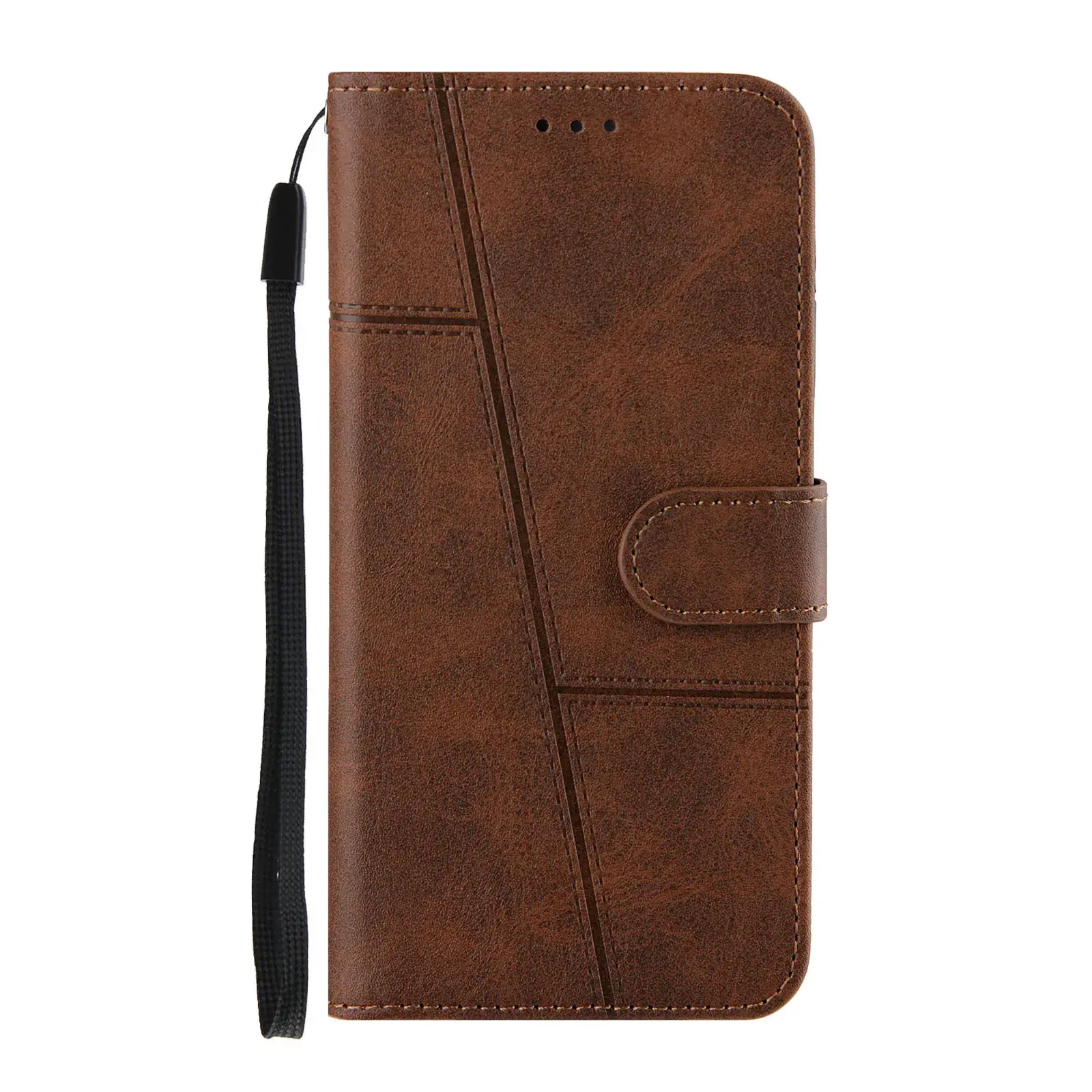 Pink Leather Phone Case with Wrist Strap - Image 5