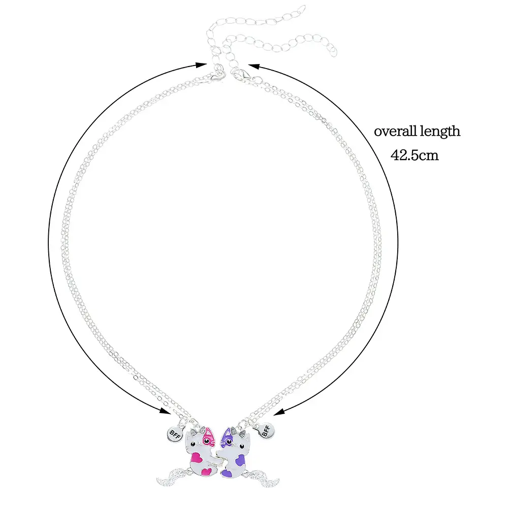 Cute Cat Magnetic Necklace for Girls Students - Image 5