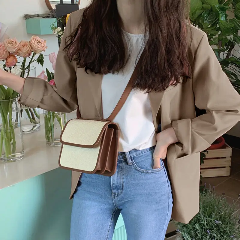 Korean Style Khaki Blazer for Petite Women 2026 - Image 12