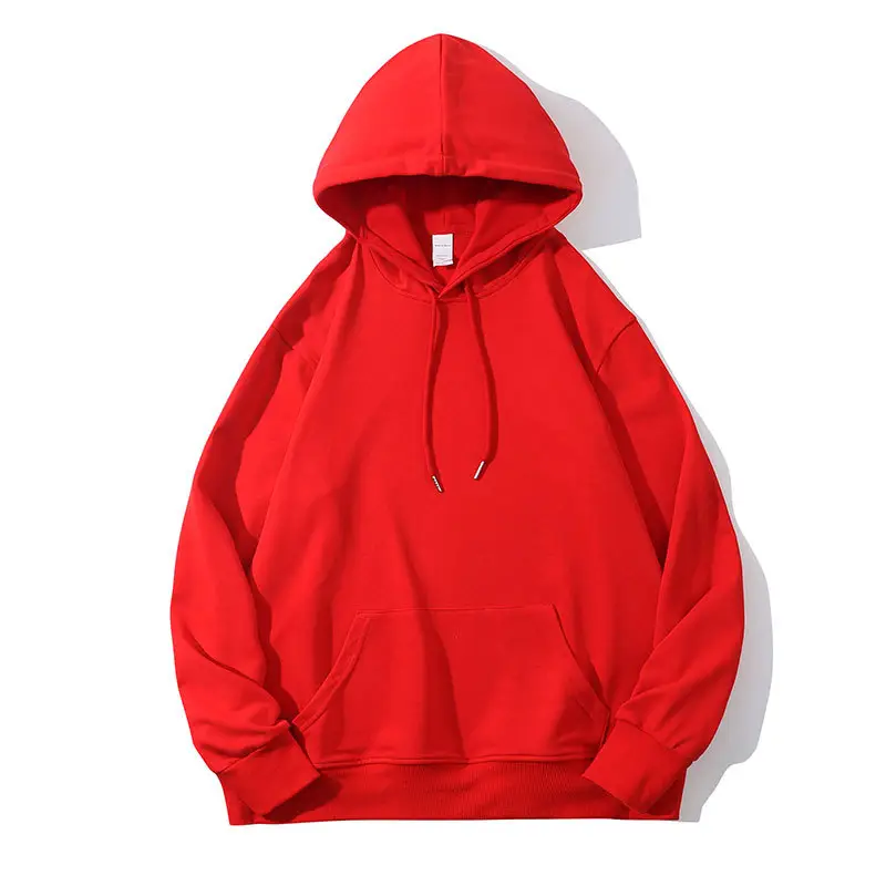 Blue Cotton Hooded Sweatshirt with Hood - Image 3