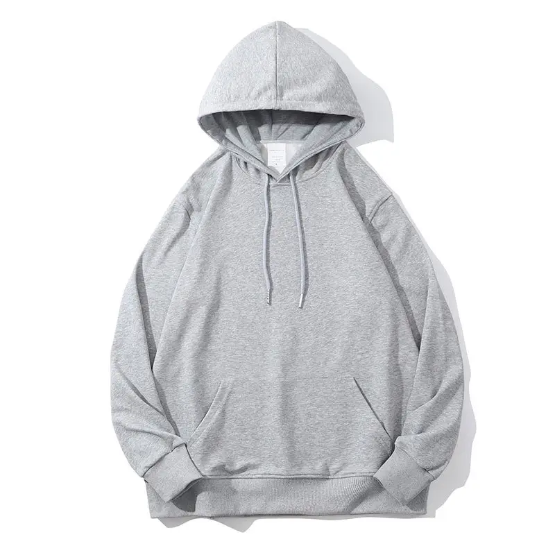 Blue Cotton Hooded Sweatshirt with Hood - Image 5