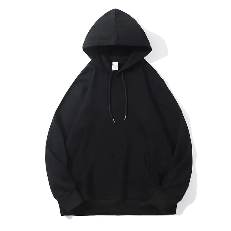 Blue Cotton Hooded Sweatshirt with Hood - Image 6
