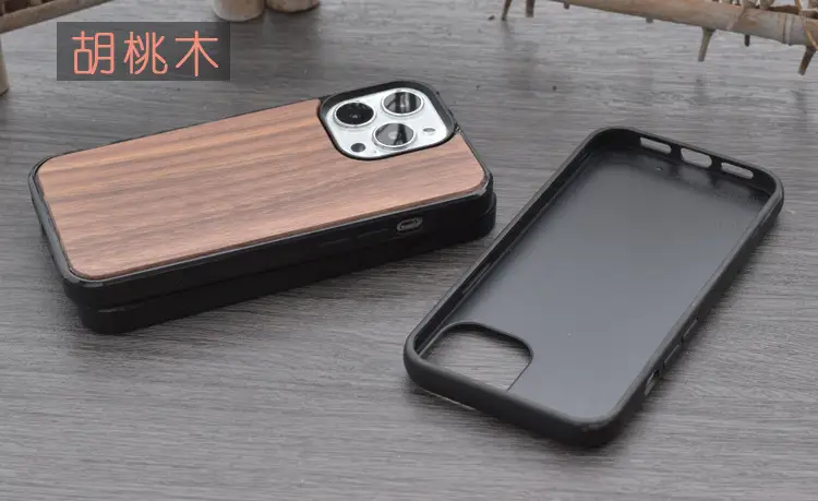 Apple iPhone 13/14 Wooden Bamboo Mobile Case - Image 2