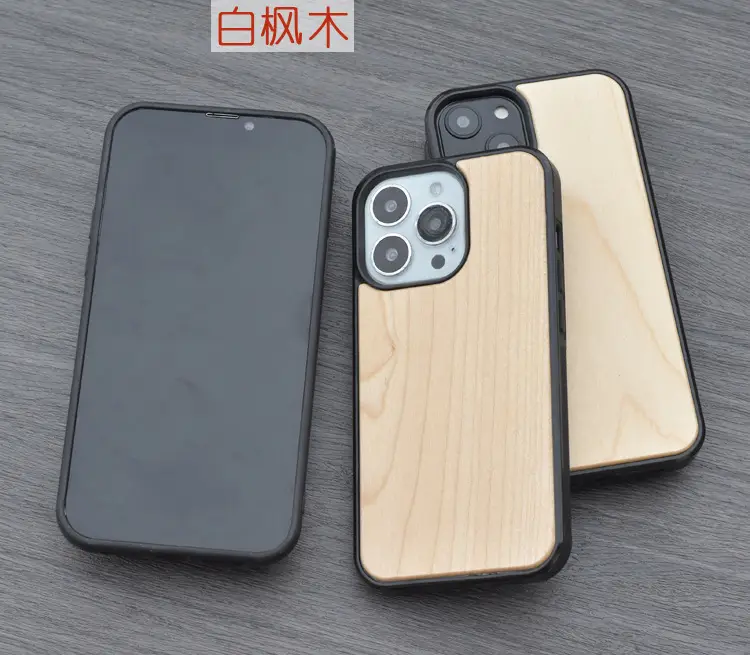 Apple iPhone 13/14 Wooden Bamboo Mobile Case - Image 4
