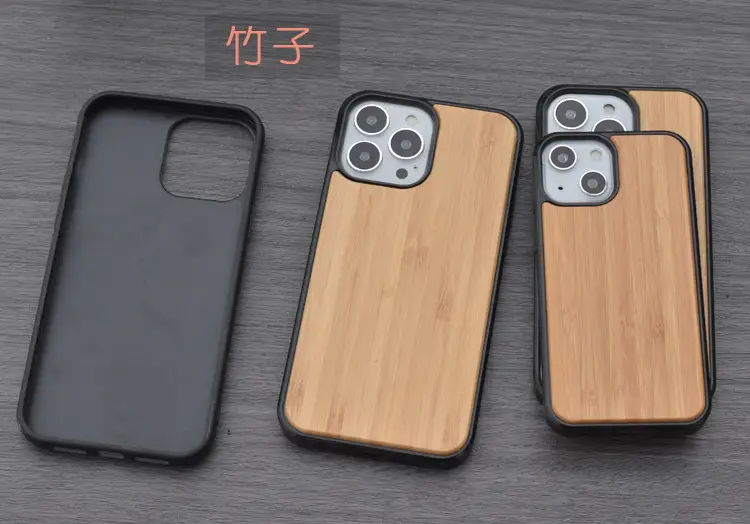 Apple iPhone 13/14 Wooden Bamboo Mobile Case - Image 5