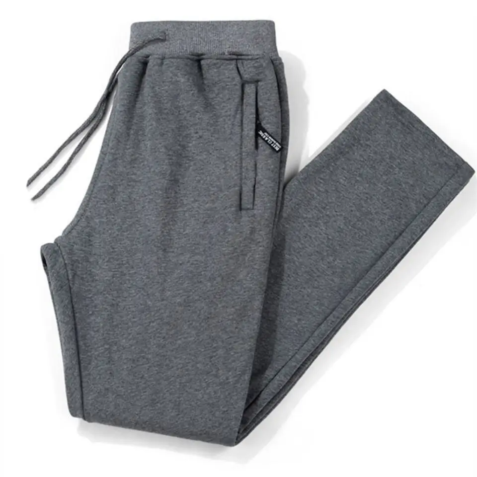 Men Grey Straight Cut Sportswear Pants Large — feature 7