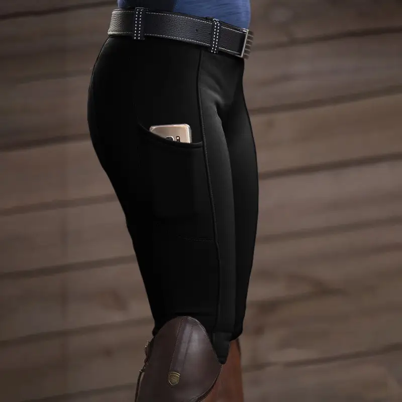 Purple Elastic Hip-Lifting Women's Slim Pencil Pants