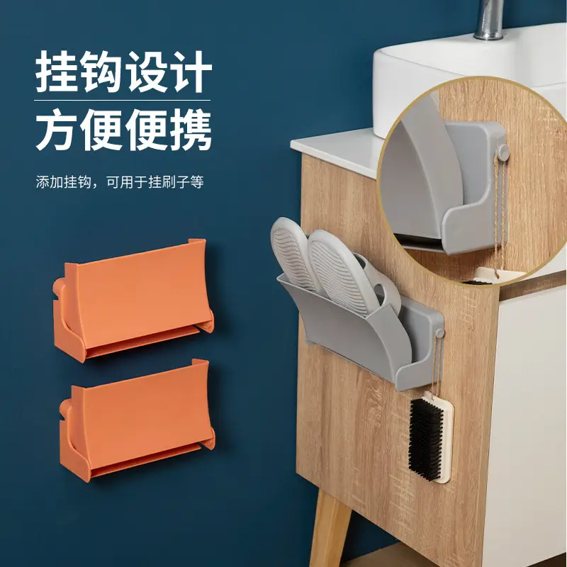 Creative Bathroom Wall Hanging Hook Storage Rack - Image 5