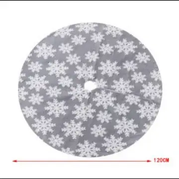 Red Velvet Christmas Tree Skirt 120cm Wholesale - Image 2