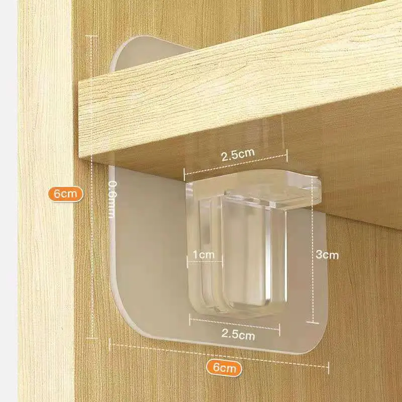 Triangular Bracket Paste Layer Support Storage Rack