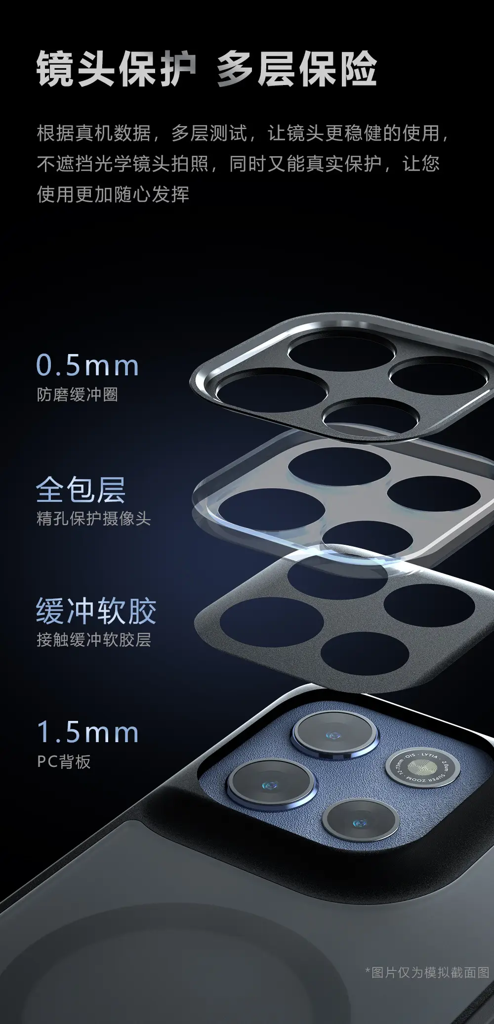 Magnetic Phone Case for Moto G86 G86 Power Anti Fall Protective — feature 9
