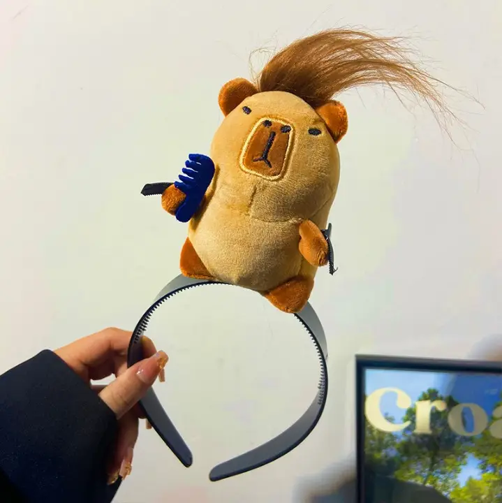 Plush Cartoon Face Wash Headband for Women 2024 - Image 107