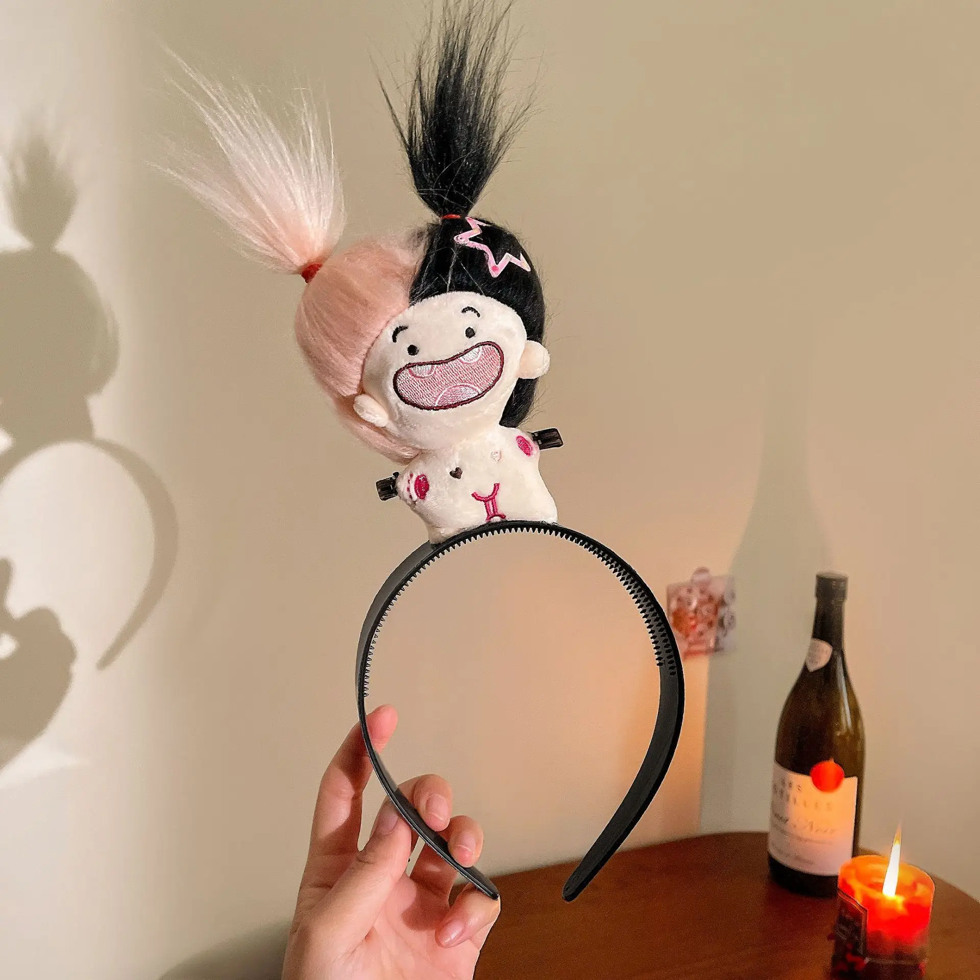 Plush Cartoon Face Wash Headband for Women 2024 - Image 109