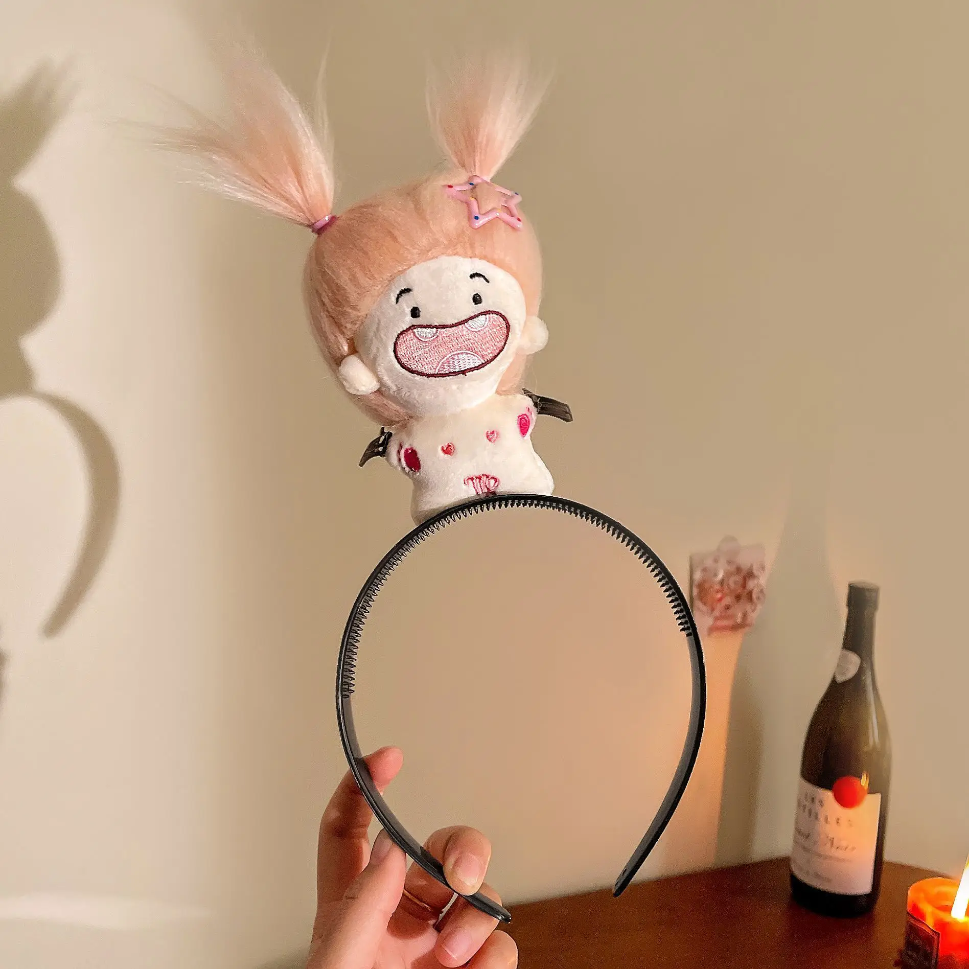 Plush Cartoon Face Wash Headband for Women 2024 - Image 110