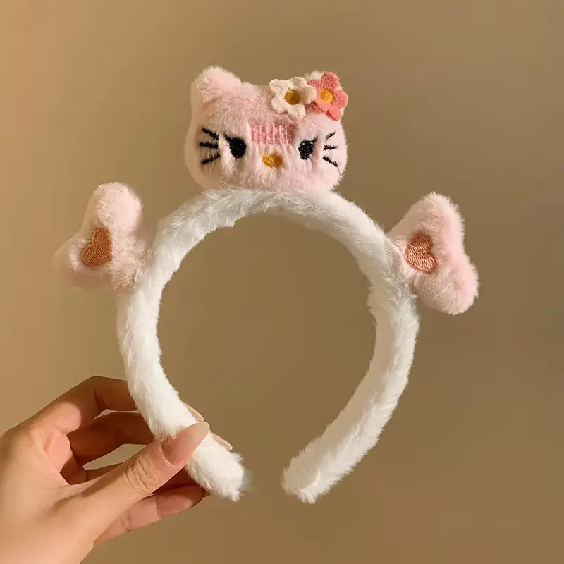 Plush Cartoon Face Wash Headband for Women 2024 - Image 113