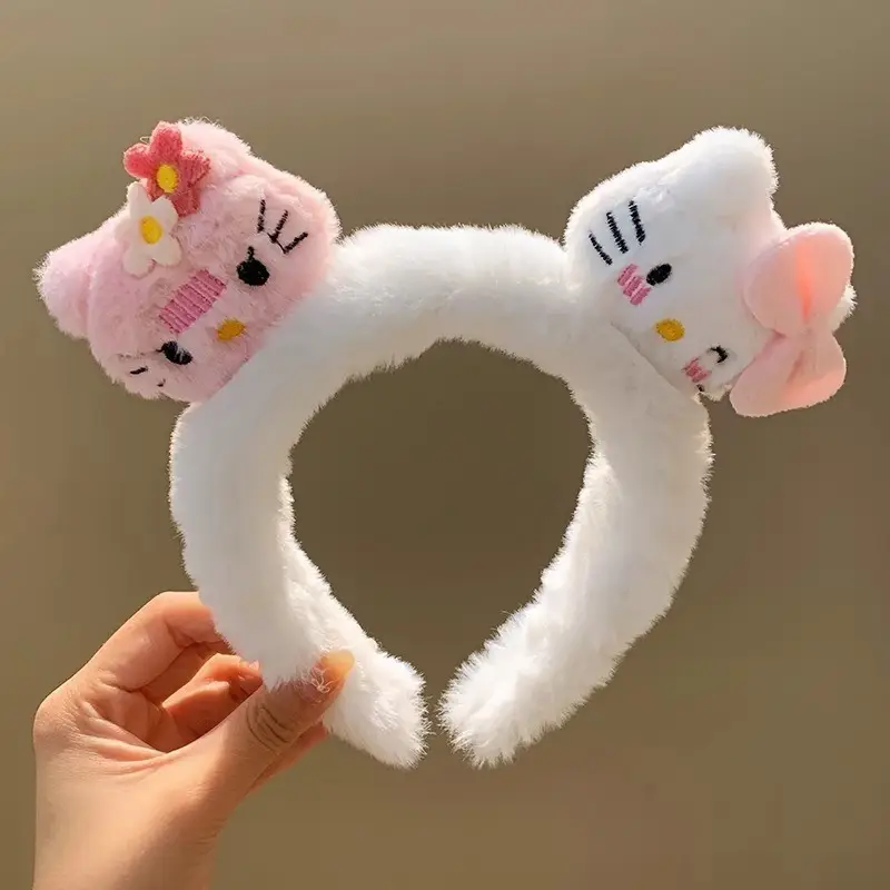 Plush Cartoon Face Wash Headband for Women 2024 - Image 117