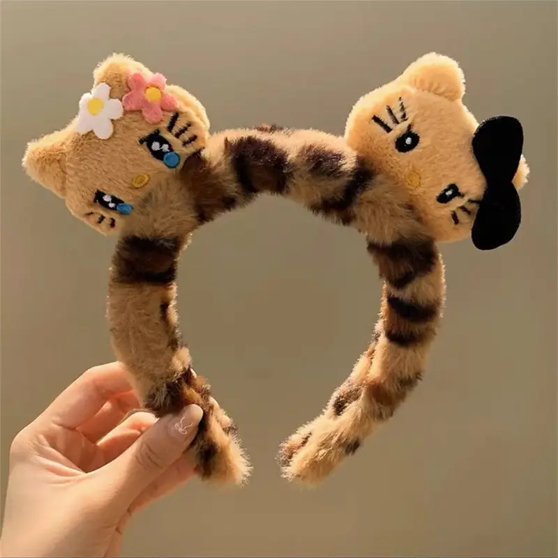 Plush Cartoon Face Wash Headband for Women 2024 - Image 119