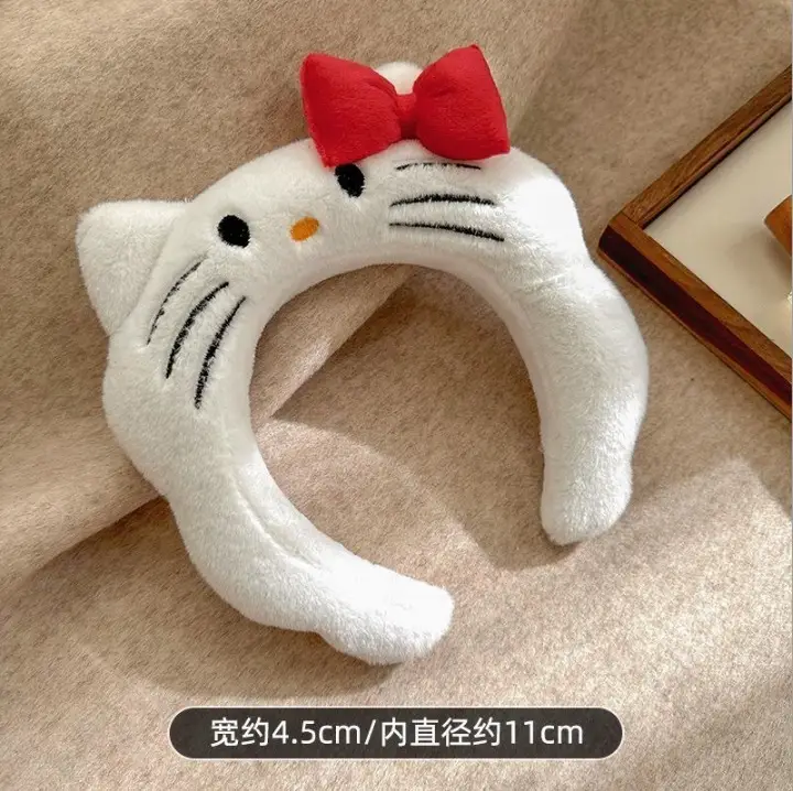 Plush Cartoon Face Wash Headband for Women 2024 - Image 120