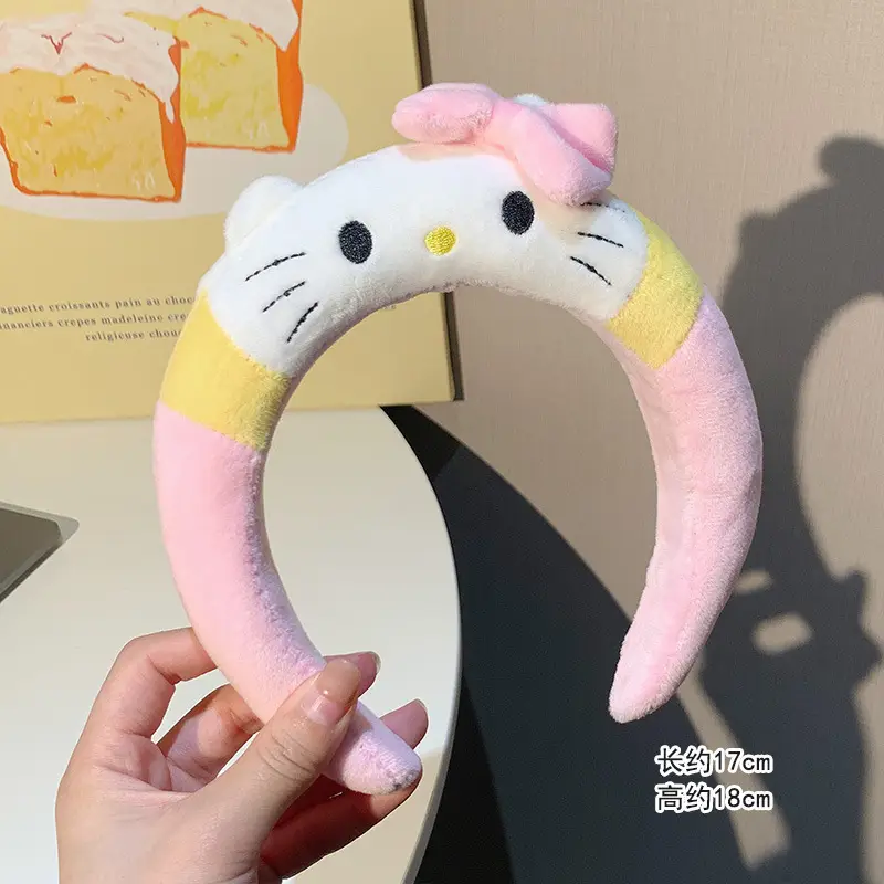 Plush Cartoon Face Wash Headband for Women 2024 - Image 123