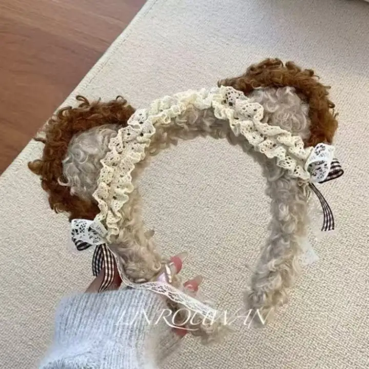 Plush Cartoon Face Wash Headband for Women 2024 - Image 130