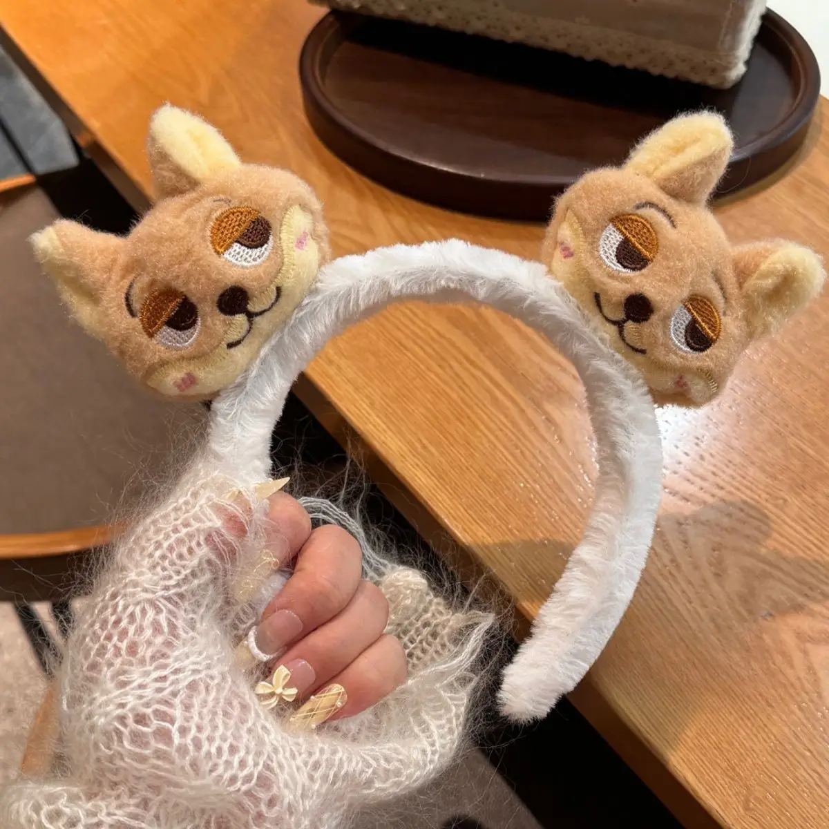 Plush Cartoon Face Wash Headband for Women 2024 - Image 139