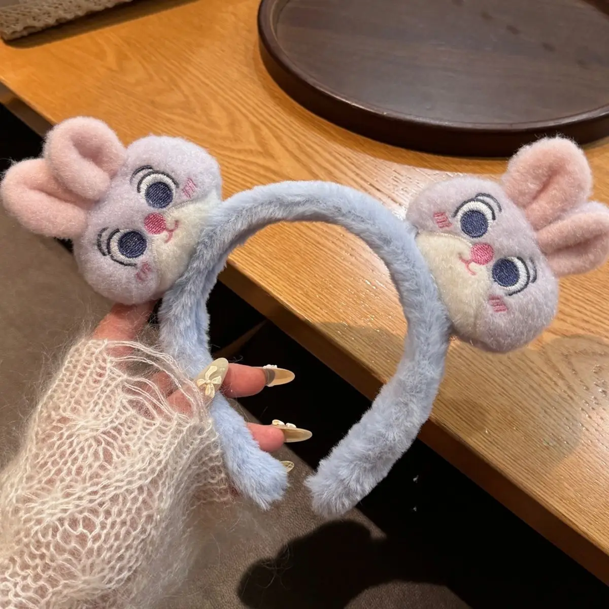 Plush Cartoon Face Wash Headband for Women 2024 - Image 140