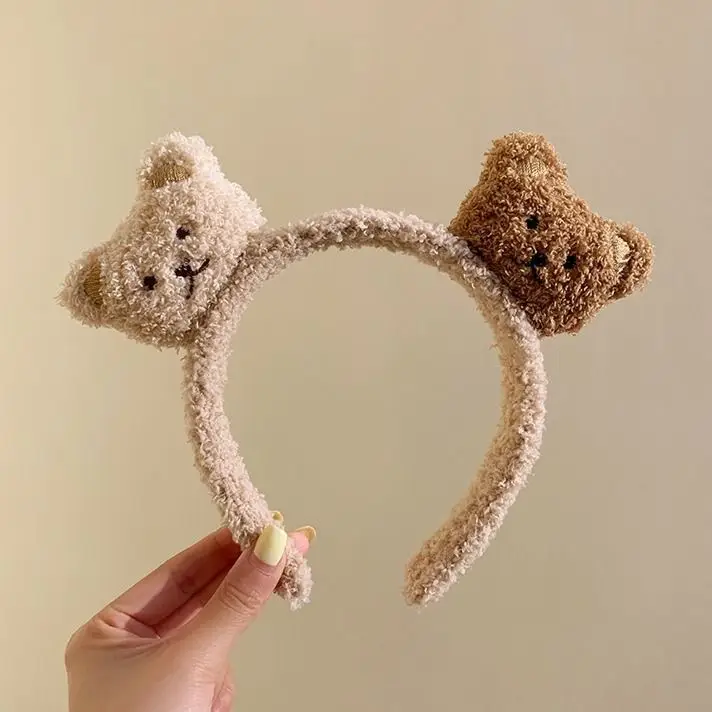 Plush Cartoon Face Wash Headband for Women 2024 - Image 141