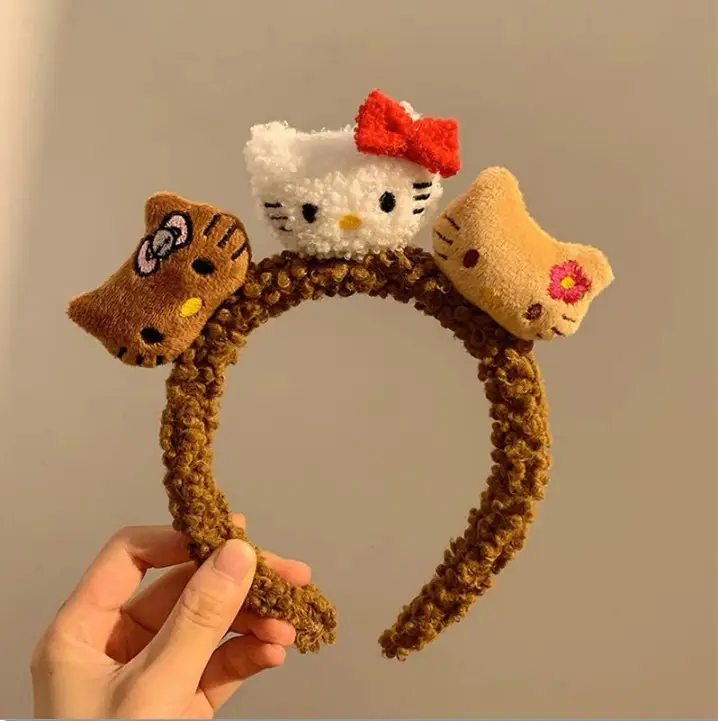 Plush Cartoon Face Wash Headband for Women 2024 - Image 18