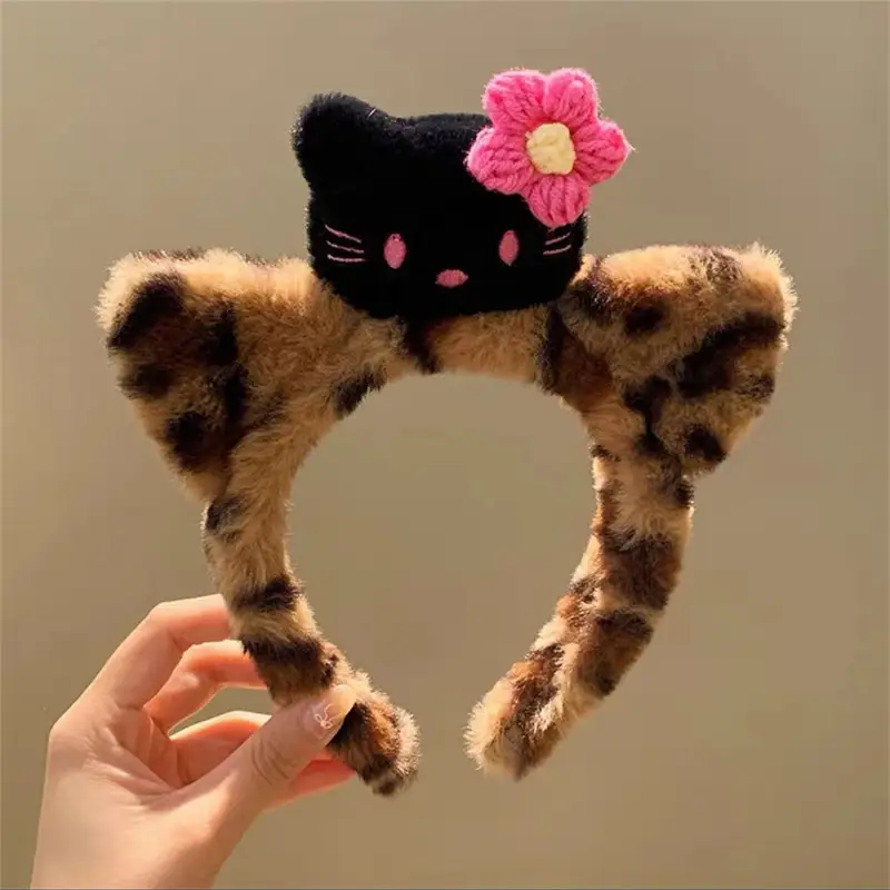 Plush Cartoon Face Wash Headband for Women 2024 - Image 24