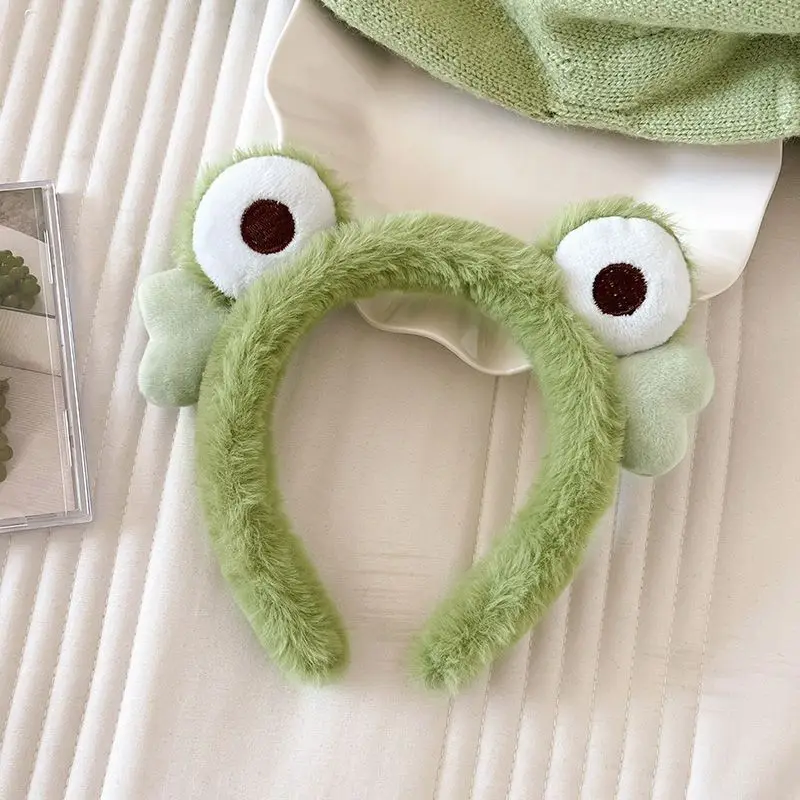 Plush Cartoon Face Wash Headband for Women 2024 - Image 5